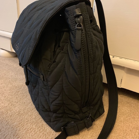 Kate Spade Black Quilted Backpack - Picture 3 of 6